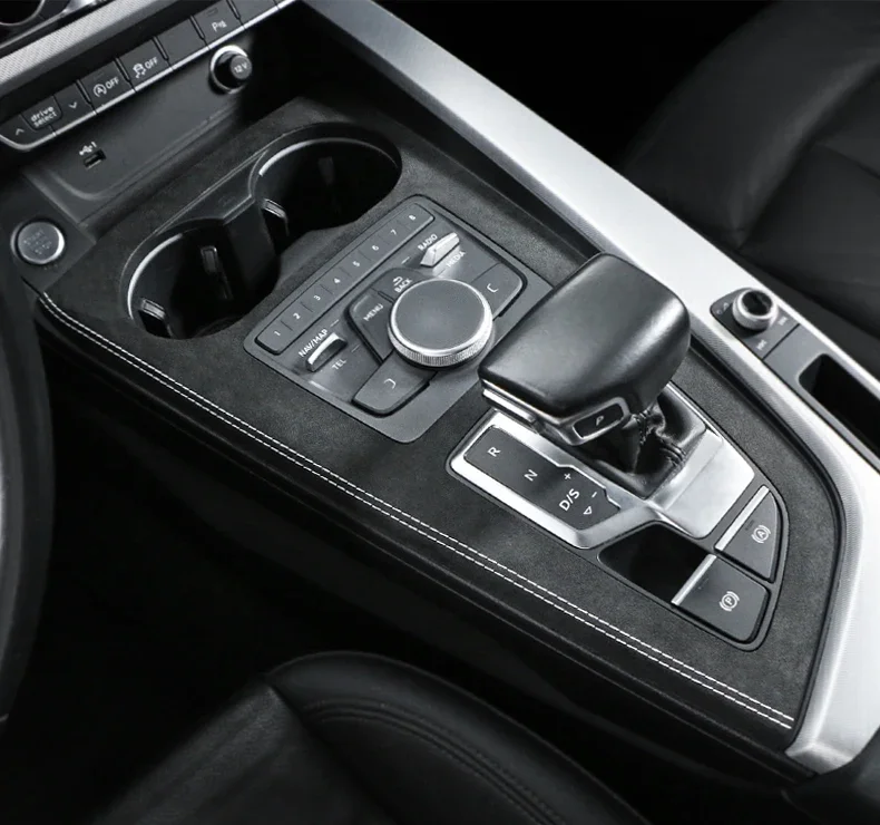 Audi A4 B9 A5 Mittelkonsole Abdeckung Wildleder Anthrazit