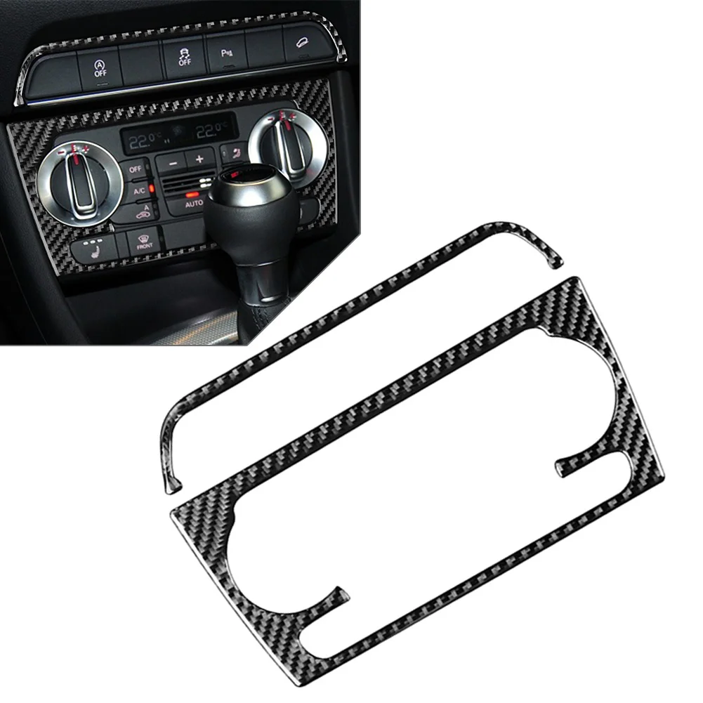 Für Audi Q3 2013-2018 Klimabedienung Blende Carbon