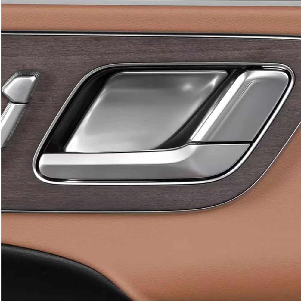 Für Mercedes W206 W214 X254 W223 Innen-Türgriff Blende Silber 4-teilig Zubehör - Produktbild 1