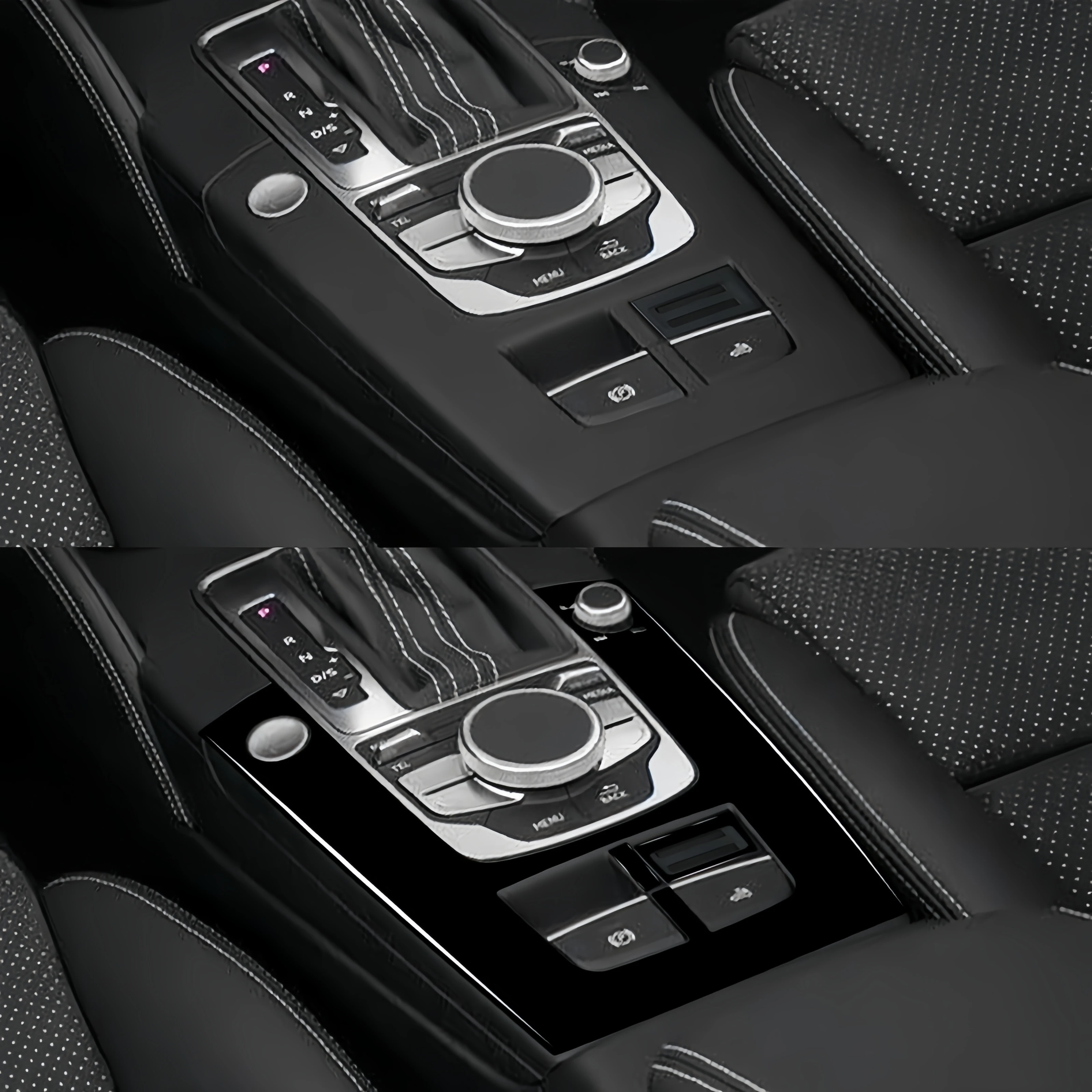Für Audi A3 8V 2013-2019 Schaltkulisse Blende Schwarz Zubehör