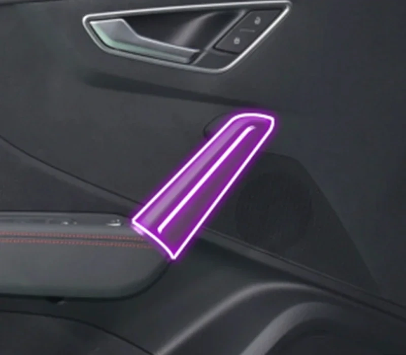 Passend für Audi Q2 LHD 2020-2024 Innenraum-Schutzfolien Set 4-tlg Transparent