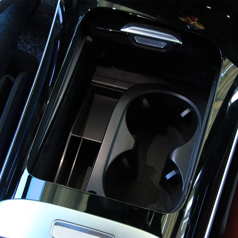 Für Mercedes C-Klasse W206 2022-2025 Ablagefach Organizer Schwarz Zubehör - Produktbild 3