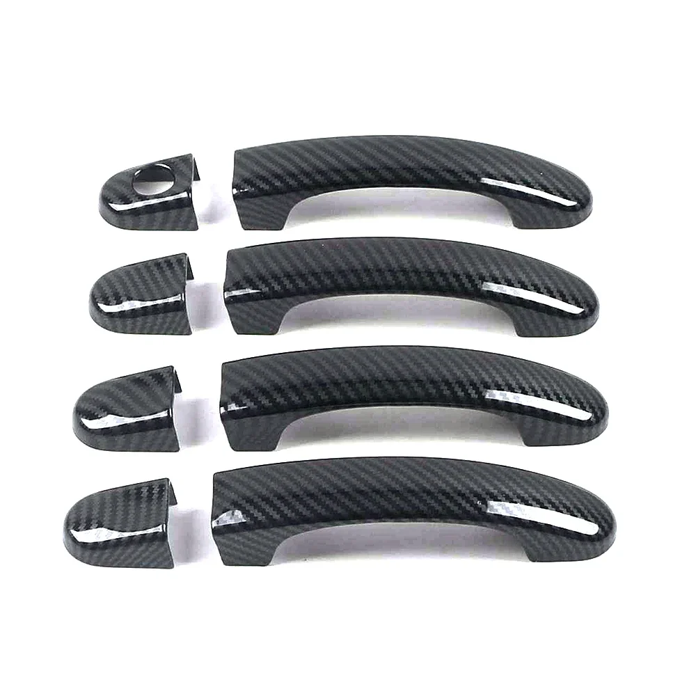Für VW Touran 2004-2015 Türgriff Blende Carbon 4-teilig Zubehör